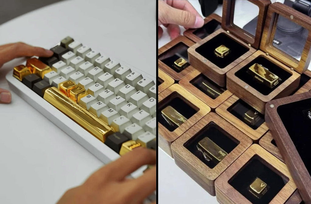 Una empresa china recompensa a sus empleados con teclas de teclado de oro