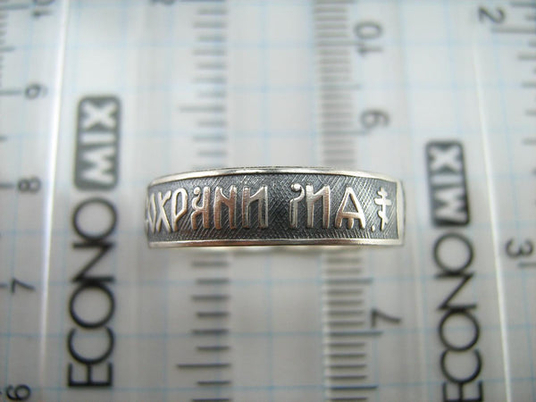 925 Sterling Silver ring with Christian prayer scripture. Picture 5