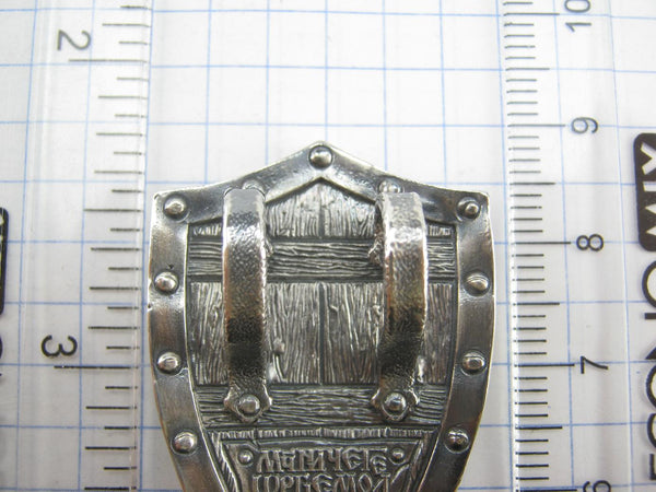 925 Sterling silver medal depicting Saint George and the Dragon. Item code MD001917. Picture 11