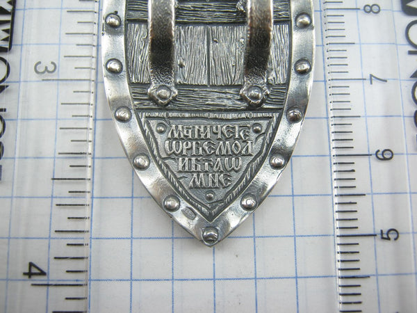 925 Sterling silver medal depicting Saint George and the Dragon. Item code MD001917. Picture 12