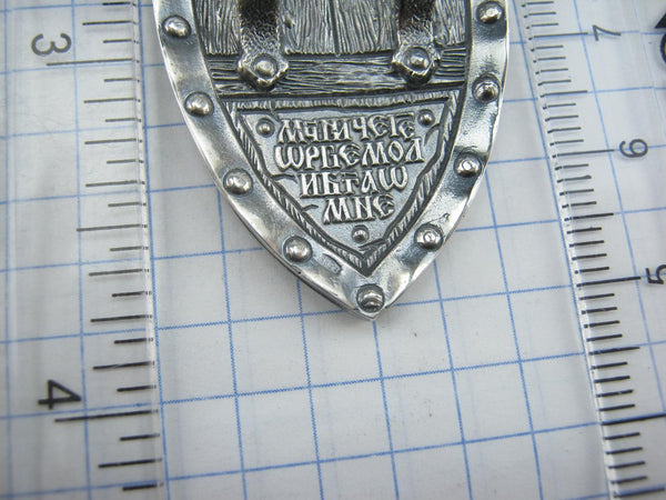 925 Sterling silver medal depicting Saint George and the Dragon. Item code MD001917. Picture 13