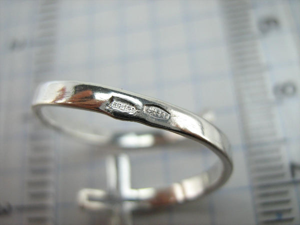 New Solid 925 Sterling Silver Ring Cross Long Spring Design Adjustable Size New Christian Church Faith Jewelry RI002000