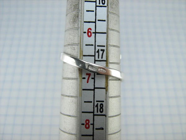 New Solid 925 Sterling Silver Ring Cross Long Spring Design Adjustable Size New Christian Church Faith Jewelry RI002000