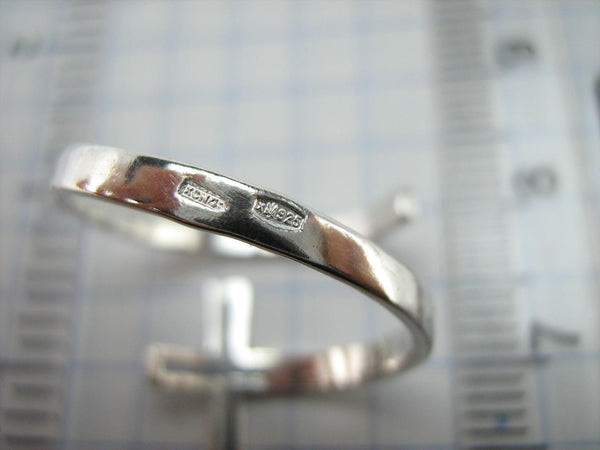 SOLID 925 Sterling Silver Ring Cross Religious Amulet Adjustable Size Spring Design New Christian Church Fine and Faith Jewelry RI002002