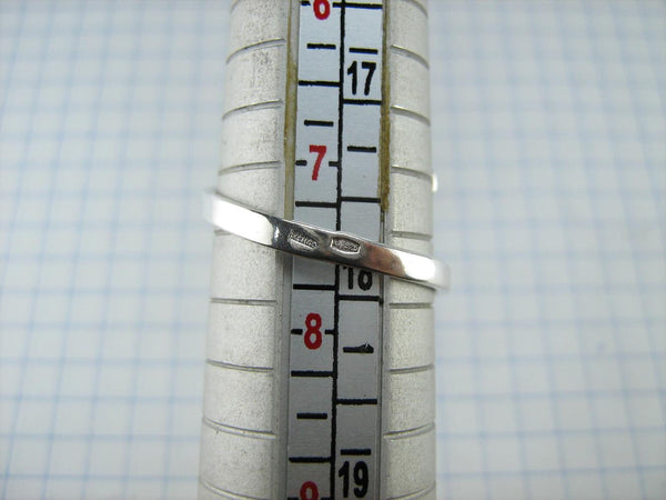 SOLID 925 Sterling Silver Ring Cross Religious Amulet Adjustable Size Spring Design New Christian Church Fine and Faith Jewelry RI002002