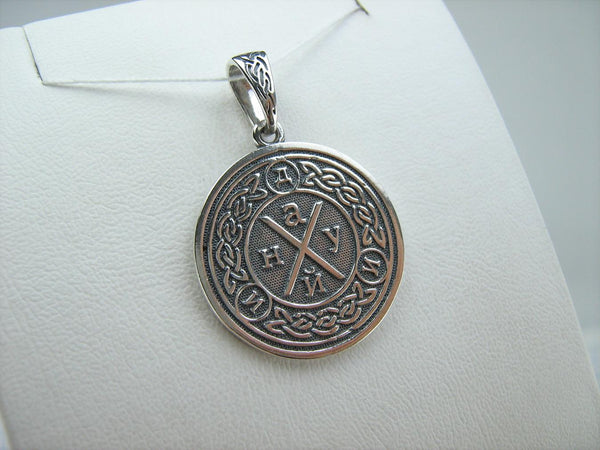 925 Sterling Silver pendant with Russian bad words - an amulet for good luck. Item code - PN001937. Picture 5
