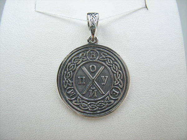 925 Sterling Silver pendant with Russian bad words - an amulet for good luck. Item code - PN001937. Picture 7
