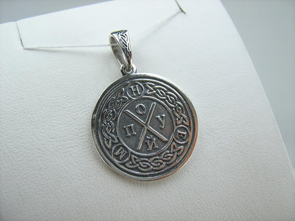 925 Sterling Silver pendant with Russian bad words - an amulet for good luck. Item code - PN001937. Picture 6