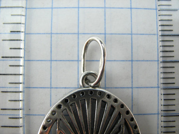 925 Sterling Silver icon pendant of Saint Martyr Matrona the Wonderworker. Item code - MD001936. Picture 11