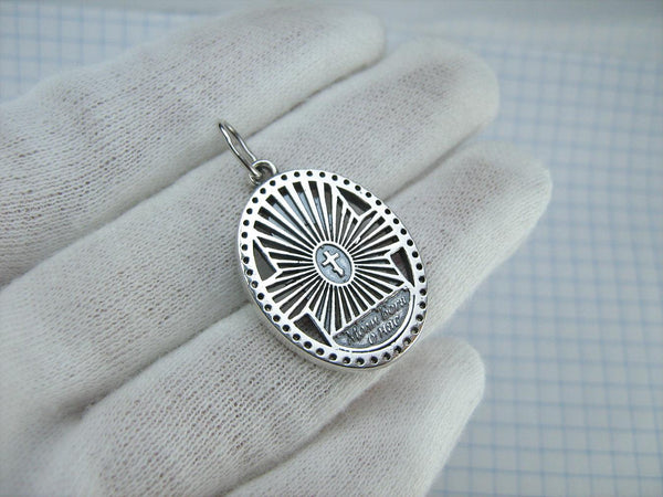 925 Sterling Silver icon pendant of Saint Martyr Matrona the Wonderworker. Item code - MD001936. Picture 3