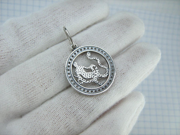 Anhänger aus massivem 925er Sterlingsilber Schlangenträger Sternzeichen-Amulett Geburtstagsgeschenk neuer edler Schmuck PN001932
