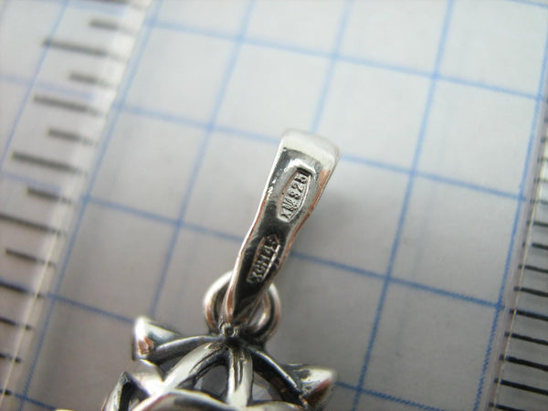 Ciondolo in argento Sterling 925 massiccio con testa di gatto muso baffi e orecchie pietra zirconia cubica nuovo gioiello raffinato PN001930