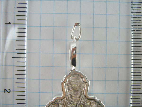 SOLID 925 Sterling Silver Cross Pendant Locket Encolpion Reliquary Prayer Amulet New Christian Church Faith Jewelry CR001157
