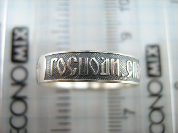 925 Sterling Silver ring with Christian prayer scripture. Picture 4