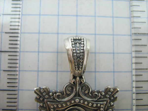 925 sterling silver pendant depicting Mother of God Tenderness or Eleusa. Item code MD001957. Picture 7