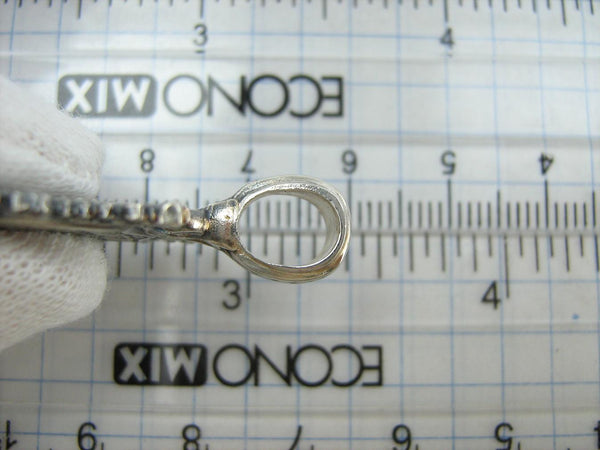 925 sterling silver pendant depicting Mother of God Tenderness or Eleusa. Item code MD001957. Picture 13