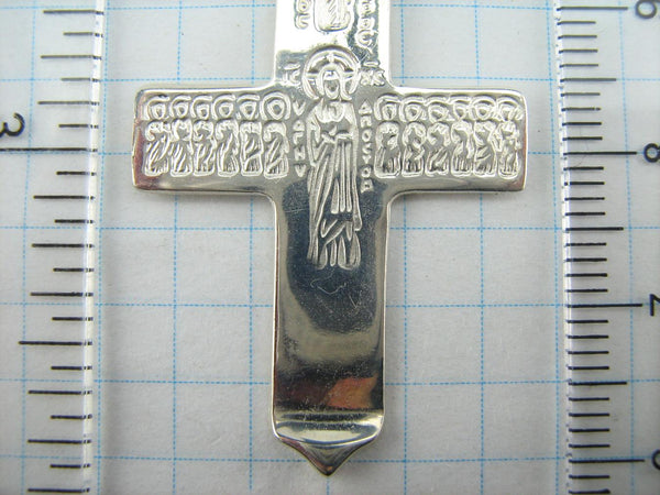 925 Sterling Silver Saint Mark cross pendant with Greek and Cyrillic inscriptions. Item code CR001039. Picture 8