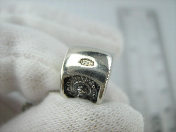 925 Sterling Silver cross pendant Celtic orthodox christian amulet CR001415. Picture 13