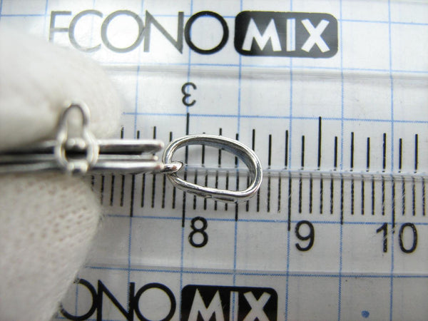 925 Sterling Silver Bible Book of Prayer Euchologion Pendant Medal Cross New Fine and Faith Jewelry MD001780