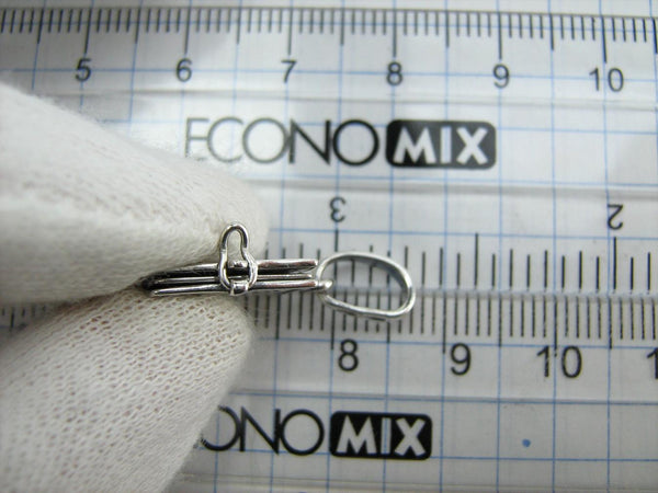 925 Sterling Silver Bible Book of Prayer Euchologion Pendant Medal Cross New Fine and Faith Jewelry MD001780