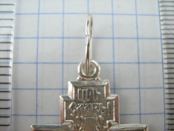 Pendentif croix en argent sterling 925 massif motif filigrane Crucifix Vintage Christian Church Fine Faith Jewelry CR002045