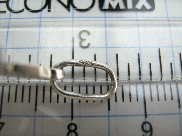 925 Sterling Silver Old Believers' Cross Pendant Jesus Crucifix Wood Pattern Vintage Christian Church Fine & Faith Jewelry CR002072