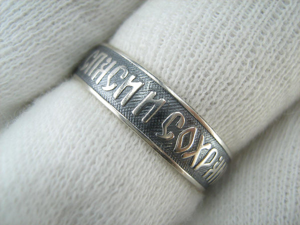 925 Sterling Silver ring with Christian prayer scripture. Picture 10
