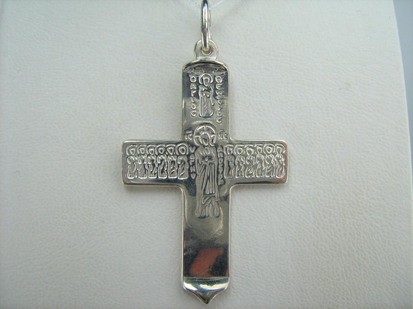 925 Sterling Silver Saint Mark cross pendant with Greek and Cyrillic inscriptions. Item code CR001039. Picture 4