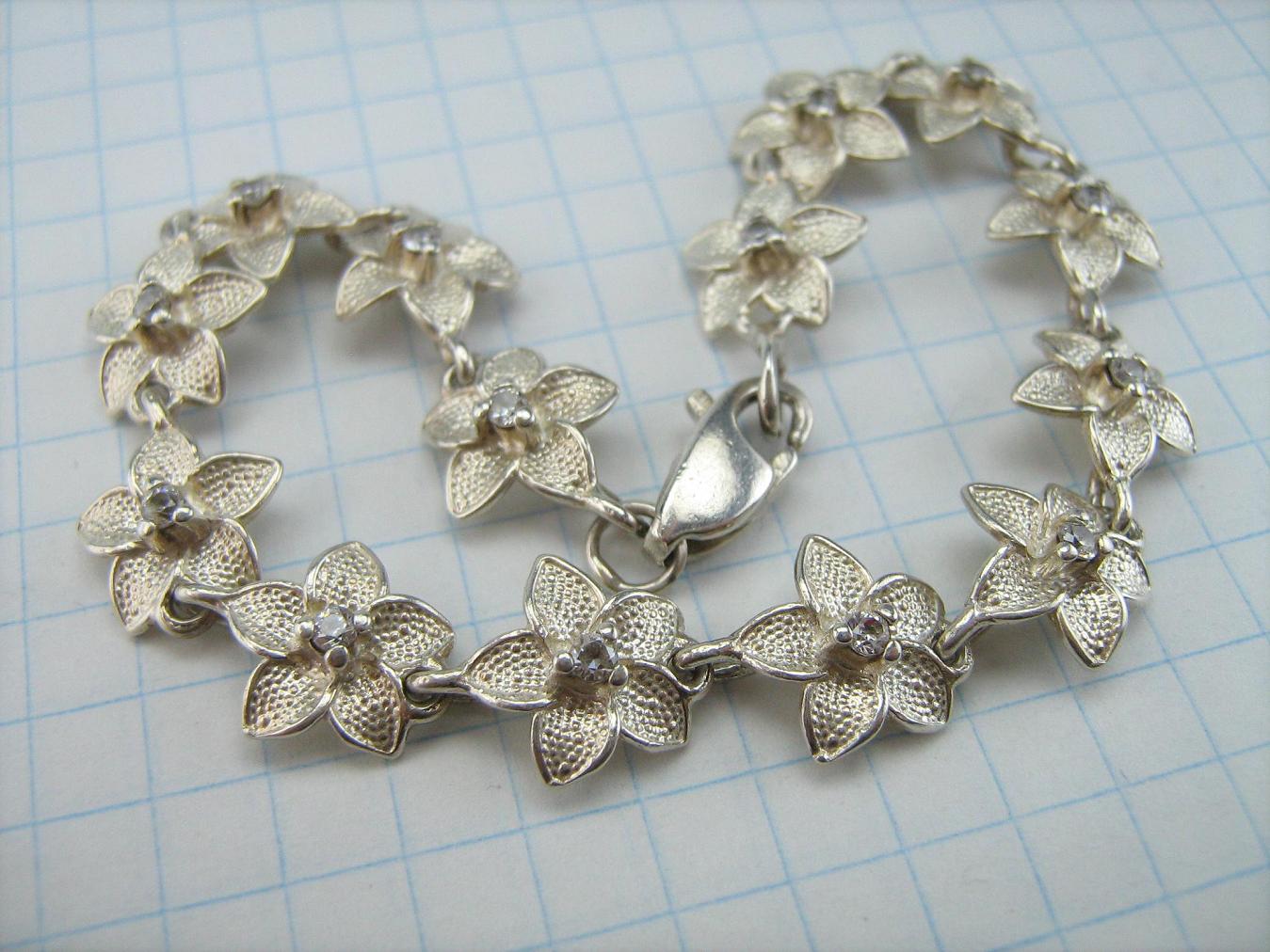 Sterling Silver 10.5mm Circle Link Bracelet with Toggle Clasp 7.25