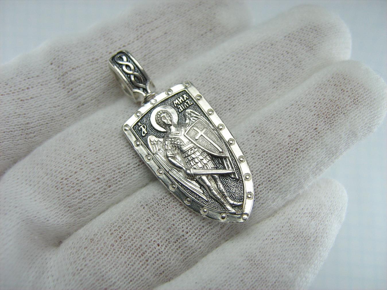 St. Ichael Der Erzengel Char-Anhänger Aus 925er Sterlingsilber