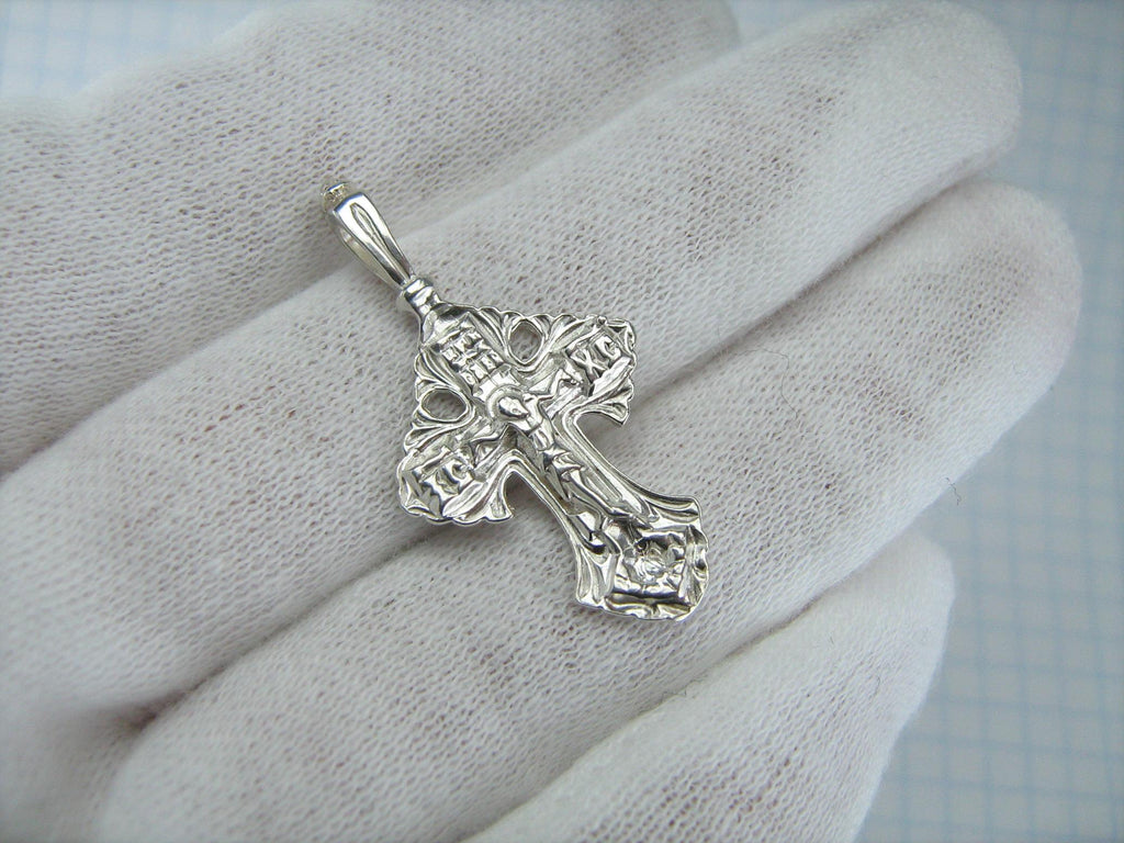 Sterling Silver Cross Necklace, Large Cross Pendant, Religious Jewelry  Gift, Womens Christian Faith 925 Sterling Silver Cross, FREE SHIPPING - Etsy