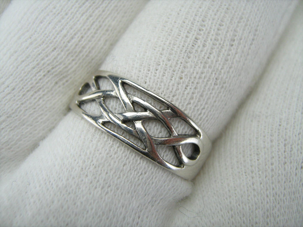 925 Sterling Silver Celtics Knot Vintage Pendant Necklace For Men Anni