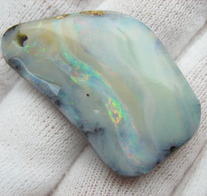 Natural loose and genuine Australian opal gemstone.