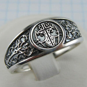 Anello In Argento Sterling 925 Con Croce Celtica Ornata - Foto 5